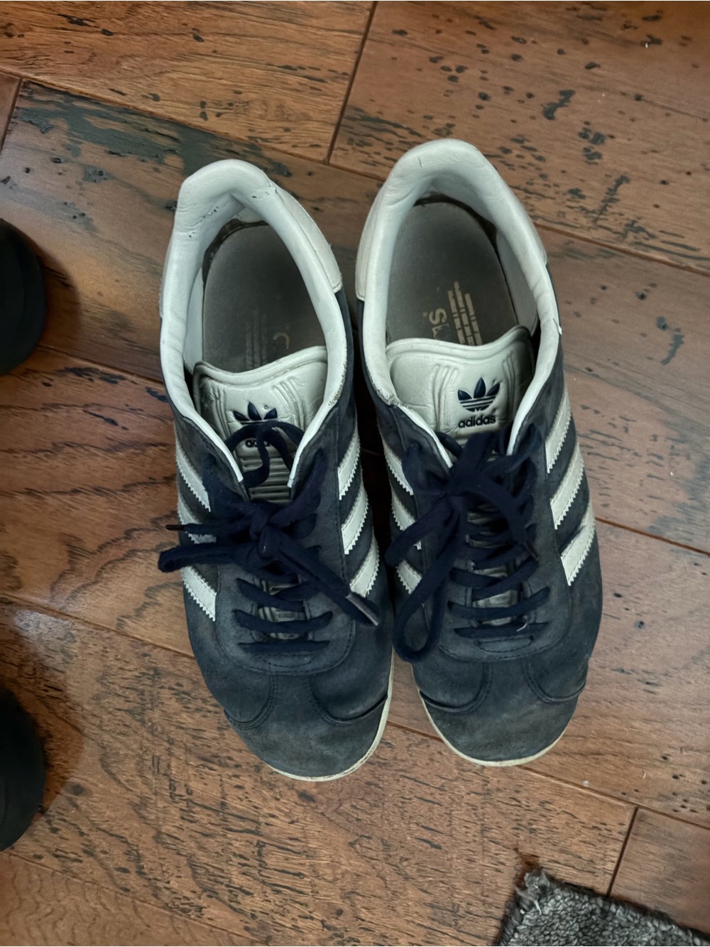 Adidas Gazelle Sneakers - Navy and White